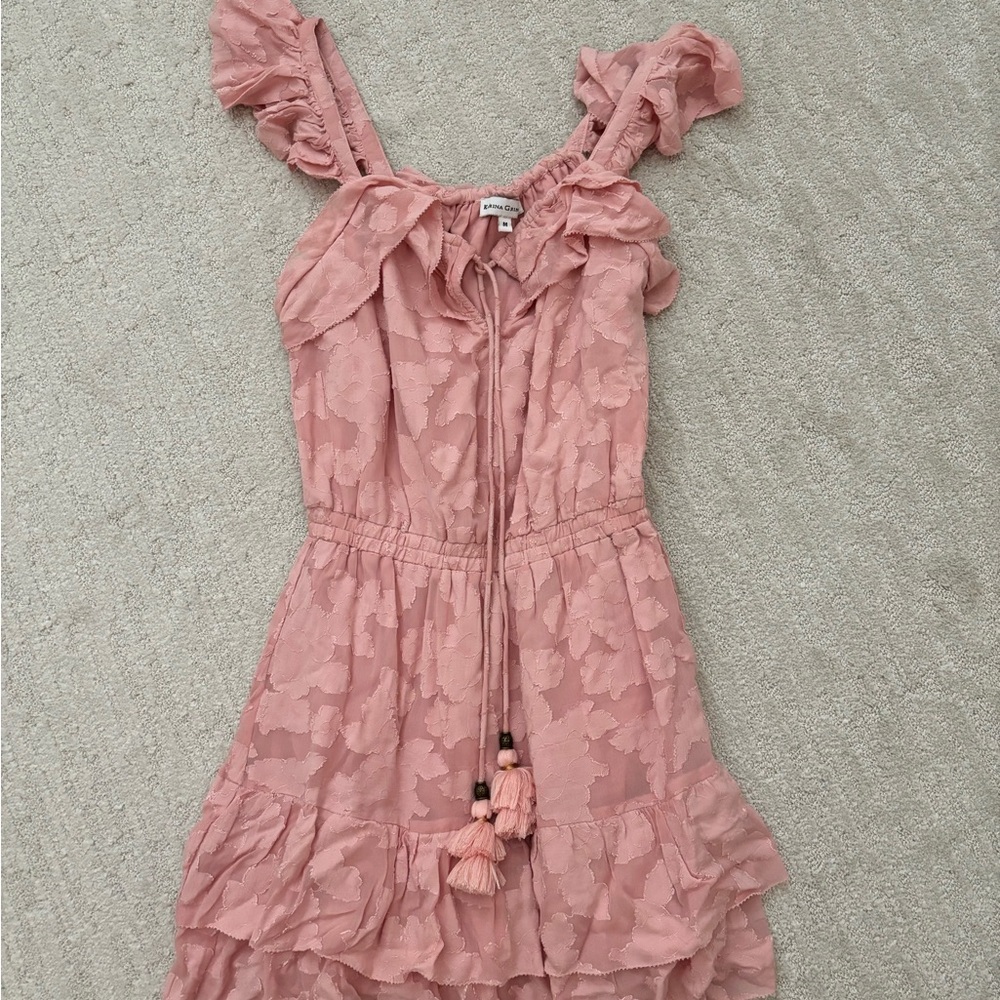 Pink Ruffled Dress